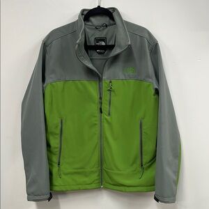 The North Face Men's Green and Gray Jacket L